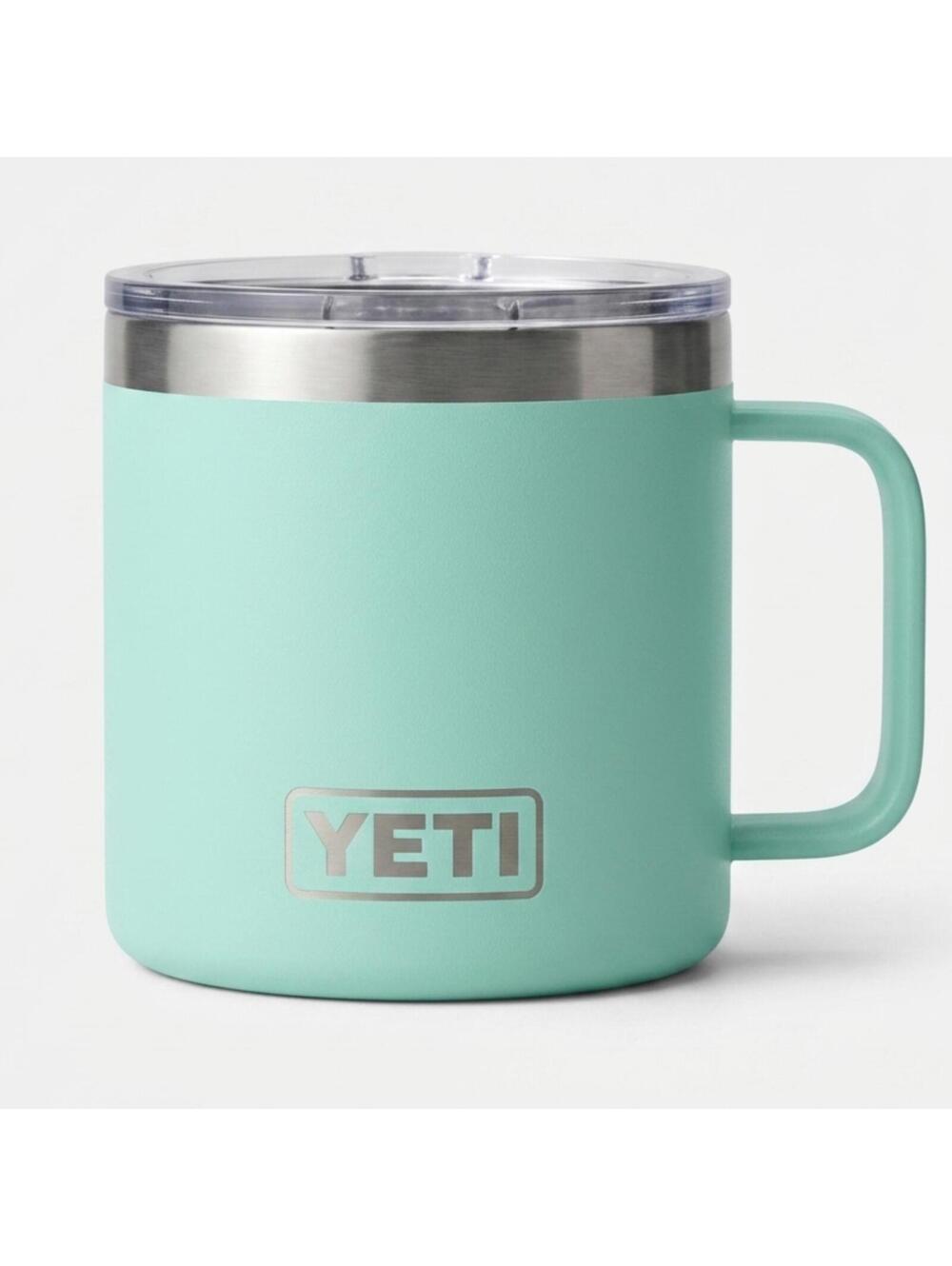 YETI Rambler 14 oz Mug with Handle - Seafoam Green